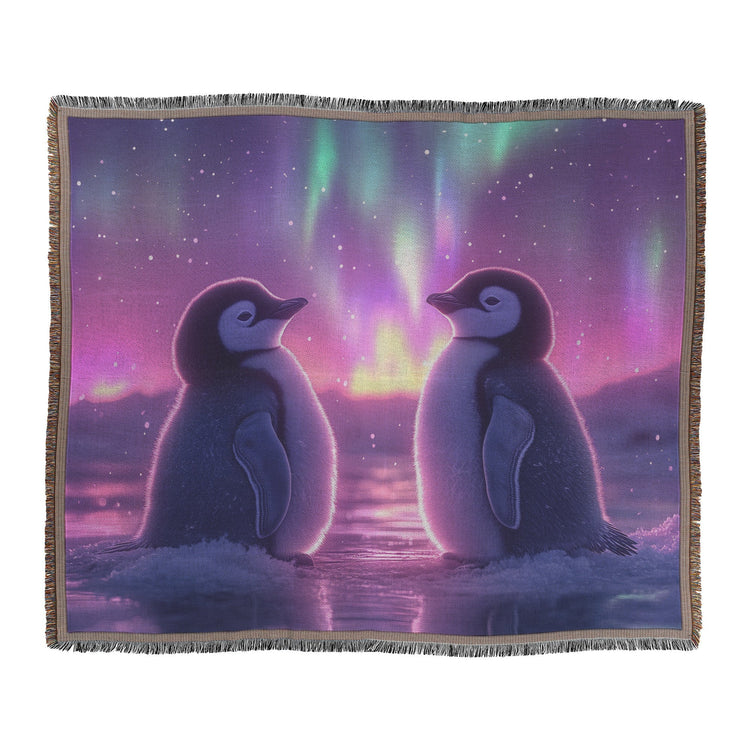 🐧 Penguin Woven Throw Blanket Collection | Awakening Aesthetics