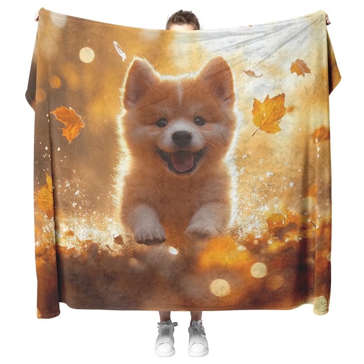 🐕 Akita Dog Sherpa Fleece Blanket Collection | Awakening Aesthetics