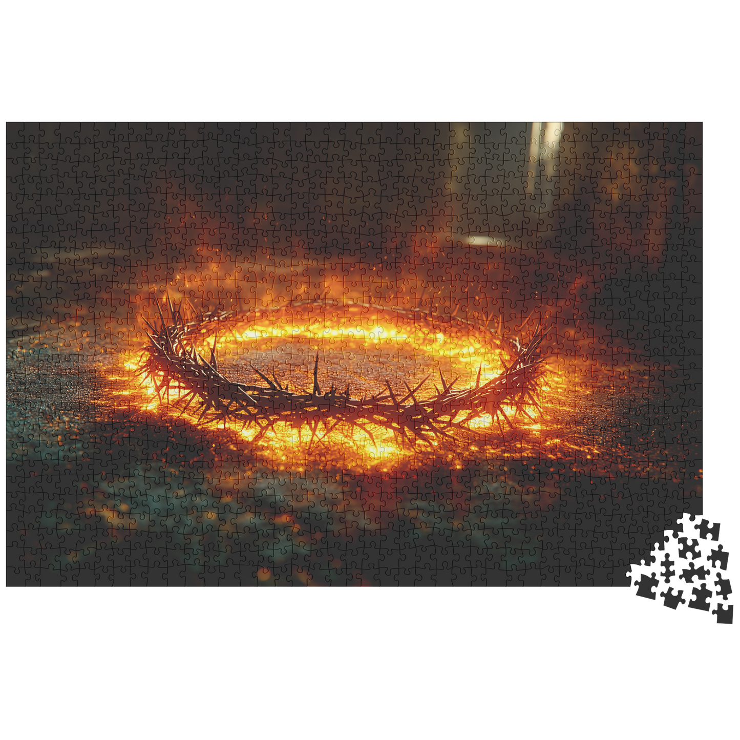 1014-Piece_Jigsaw_Puzzle__Glowing_Crow_1014pc_H_Loose_Mockup.png