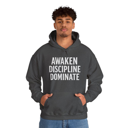 Awaken Discipline Dominate Awakening Righteousness Hoody Apparel For Men and Women