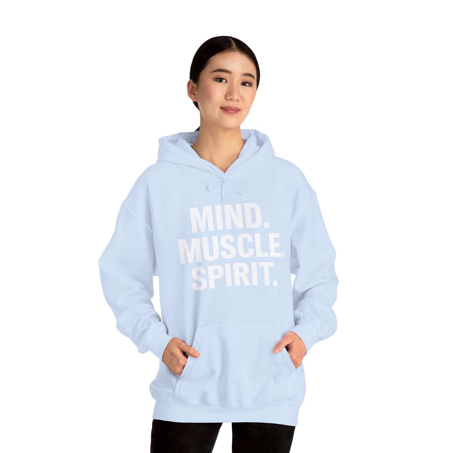 Mind Muscle Spirit Awakening Righteousness Hoody Apparel For Men and Women
