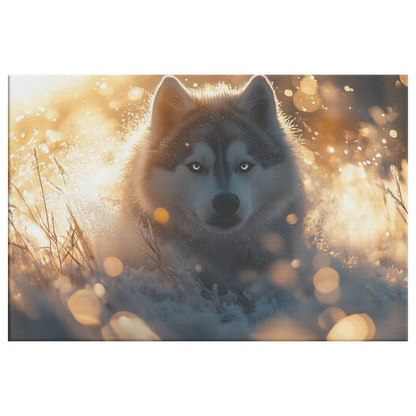 Akita_Running_Through_Glowing_Snowy_Mead_H_Rectangle_Main_Mockup.png