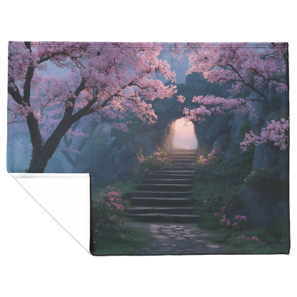 Ancient_Stone_Steps_Surrounded_By_Bloomi_H_Blanket_Flat_Fold_Mockup.png