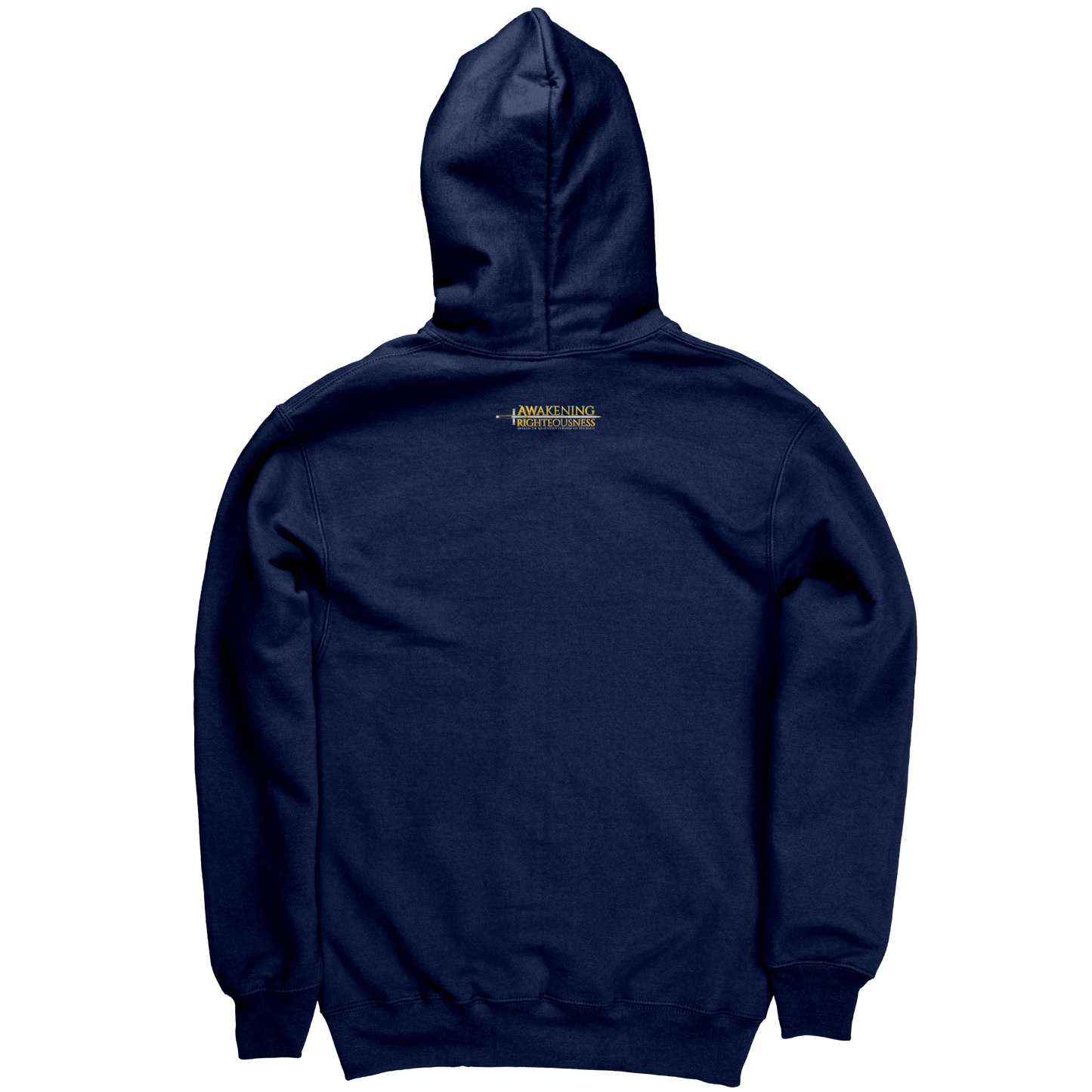 Awakening_Righteousness_Christian_Kids_H_Navy_Back_Mockup.png