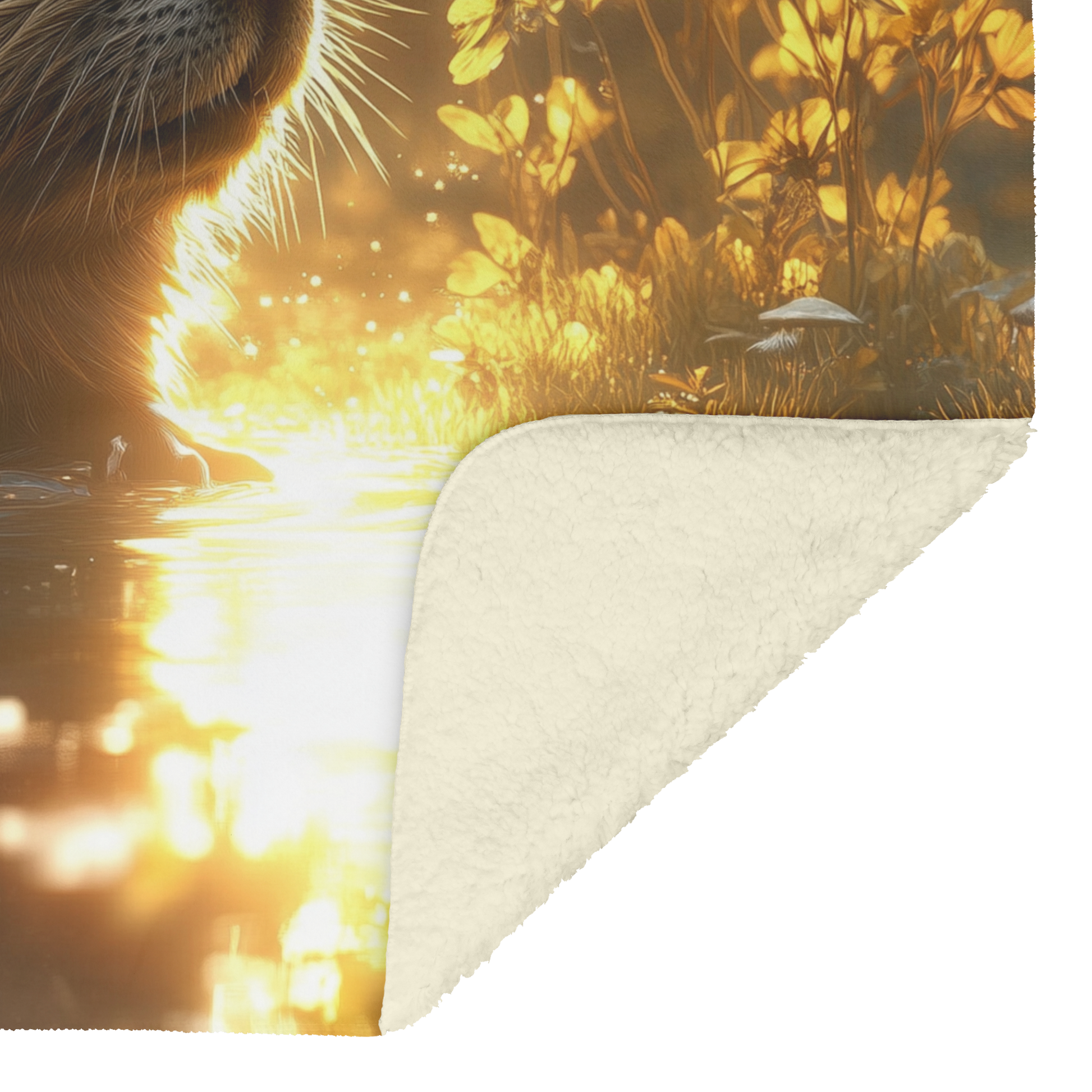 Baby_Beaver_Exploring_a_Glowing_Meadow_S_H_Blanket_Sherpa_Mockup.png
