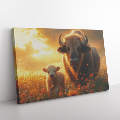 Baby_Buffalo_Standing_Beside_Its_Mother__H_Rectangle_Angle_Floor_Mockup.png