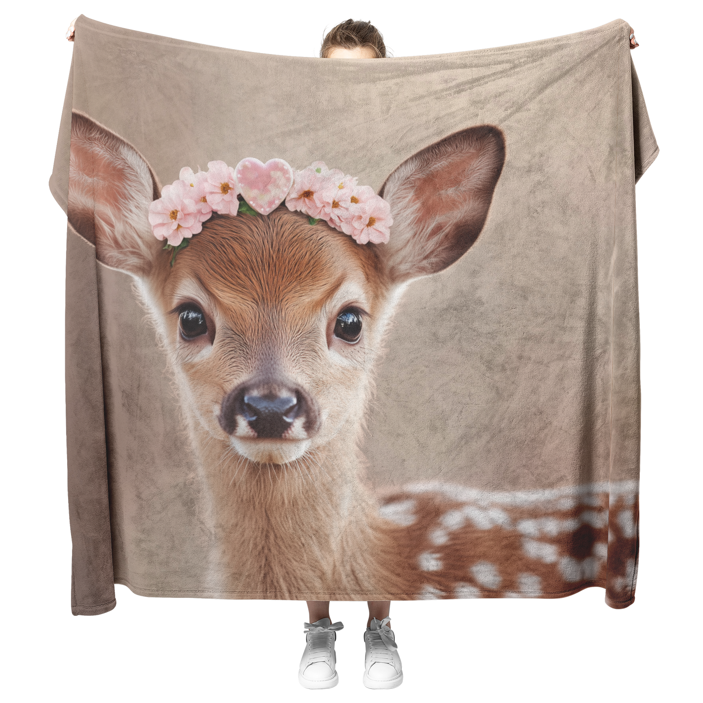 Baby_Deer_Wearing_Flower_Heart_Crown_Gen_H_Blanket_Model_Mockup.png_15350822