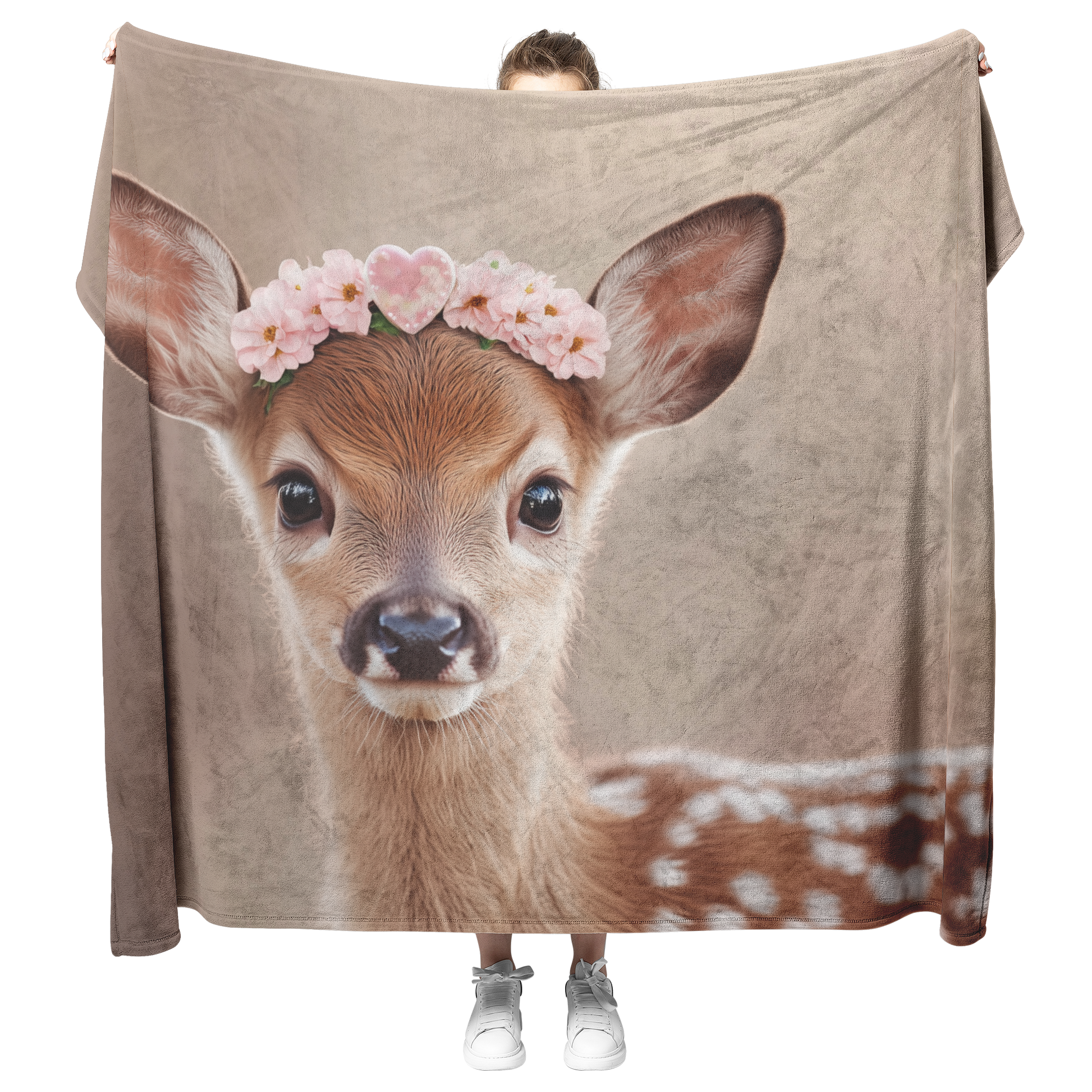 Baby_Deer_Wearing_Flower_Heart_Crown_Gen_H_Blanket_Model_Mockup.png_15350822