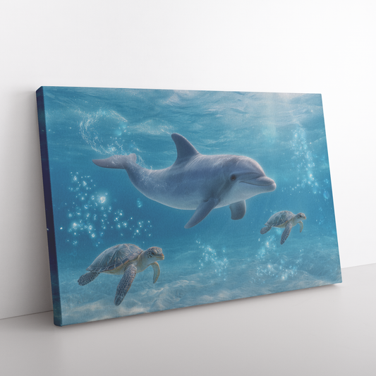 Baby_Dolphin_and_Sea_Turtles_Playing_wit_H_Rectangle_Angle_Floor_Mockup.png_15524313