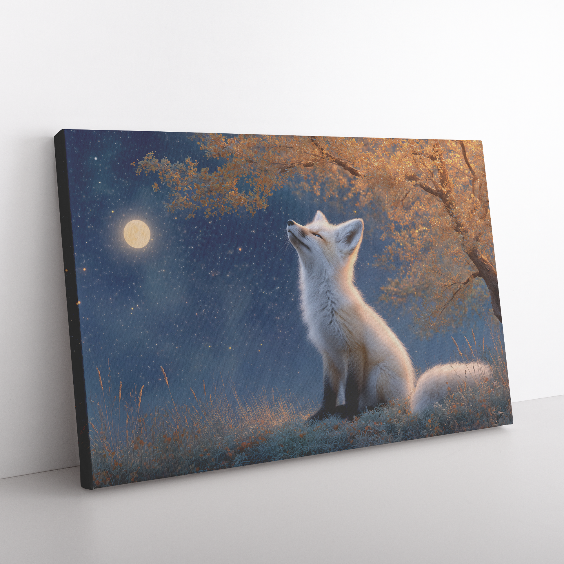 Baby_Fox_Howling_at_Moon_Under_Glowing_S_H_Rectangle_Angle_Floor_Mockup.png_15524231