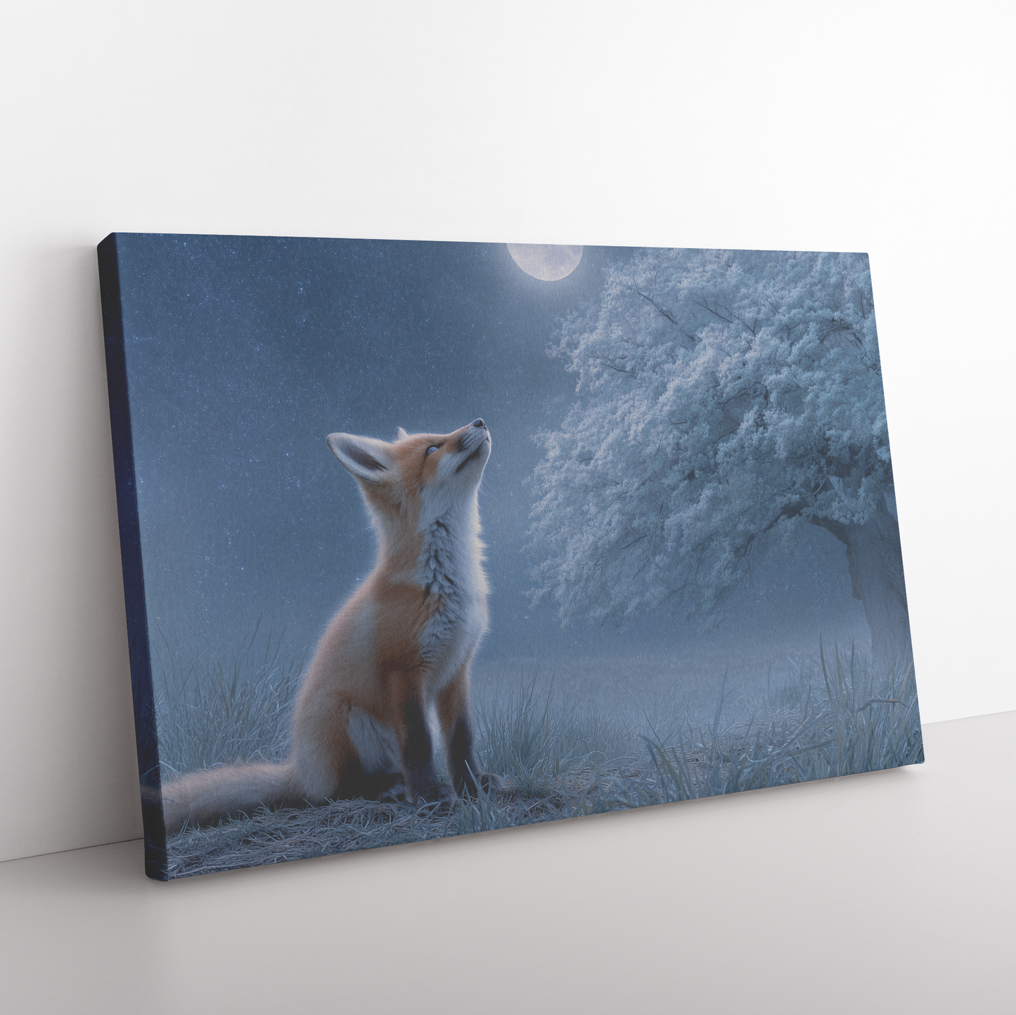 Baby_Fox_Howling_at_Moon_Under_Glowing_S_H_Rectangle_Angle_Floor_Mockup.png_15524243