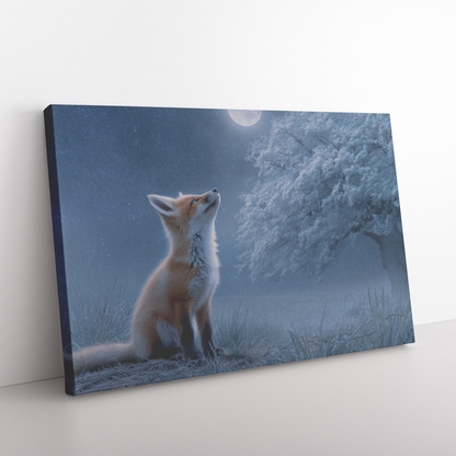 Baby_Fox_Howling_at_Moon_Under_Glowing_S_H_Rectangle_Angle_Floor_Mockup.png_15524243