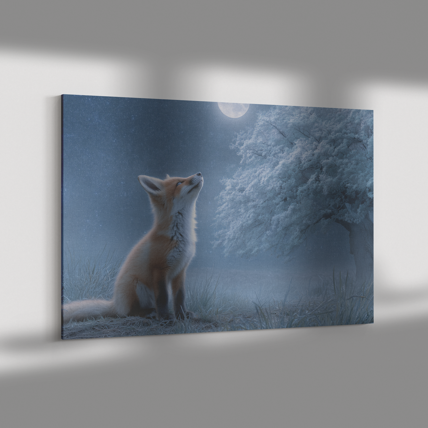 Baby_Fox_Howling_at_Moon_Under_Glowing_S_H_Rectangle_Dramatic_Shadow_Mockup.png_15524244