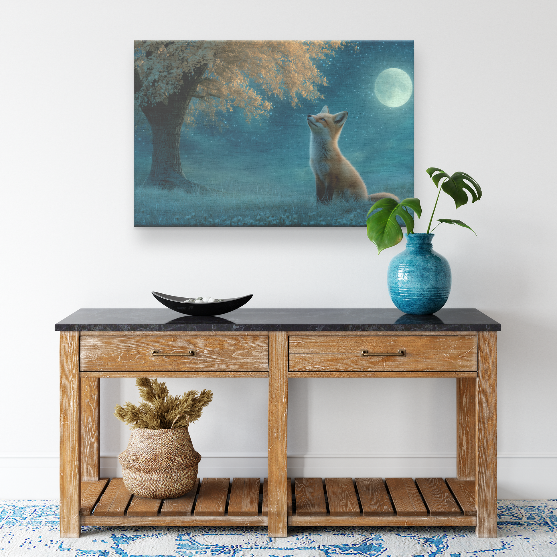 Baby_Fox_Howling_at_Moon_Under_Glowing_S_H_Rectangle_Smaller_Lifestyle_Mockup.png_15524240