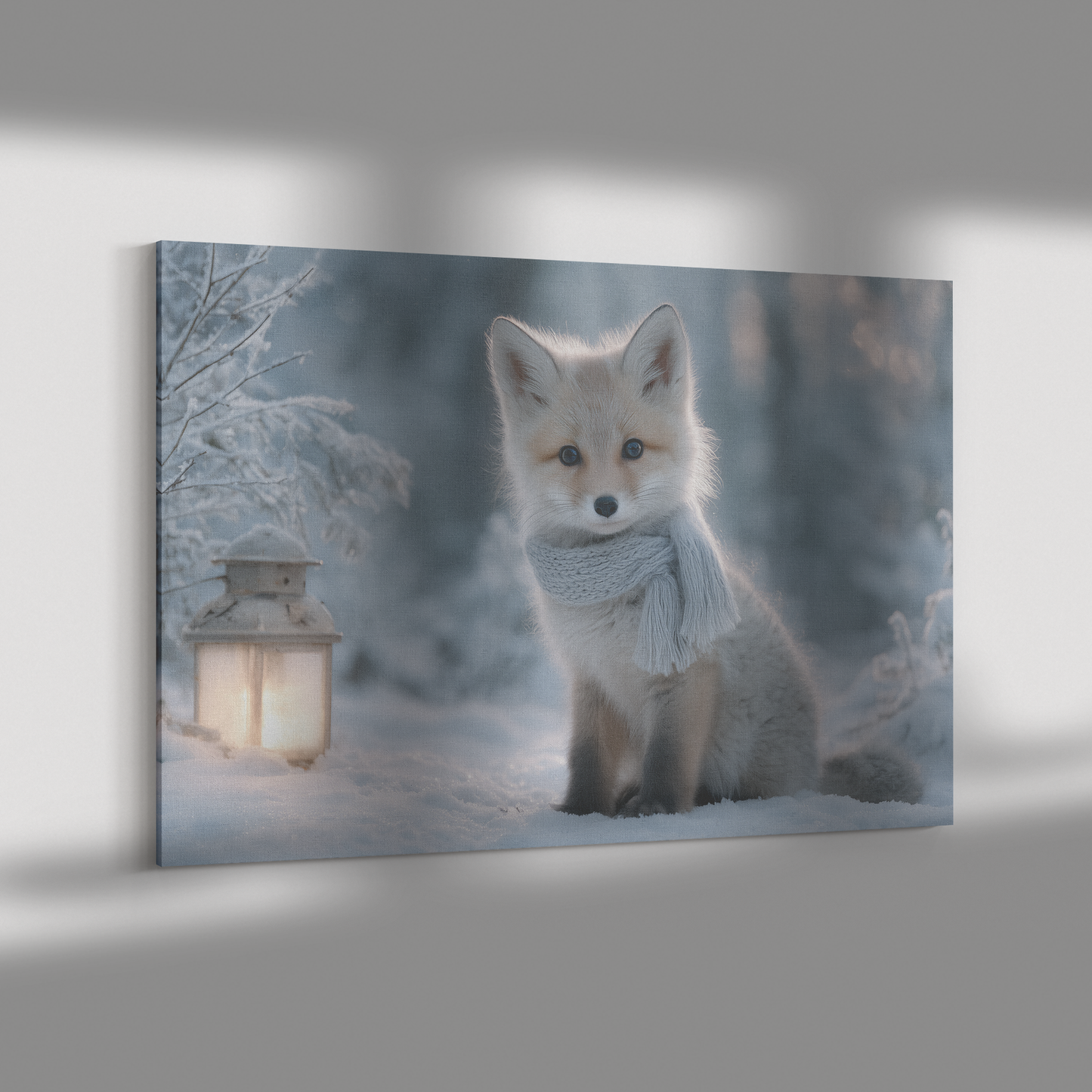 Baby_Fox_Wearing_Scarf_Sitting_Beside_Gl_H_Rectangle_Dramatic_Shadow_Mockup.png_15519566