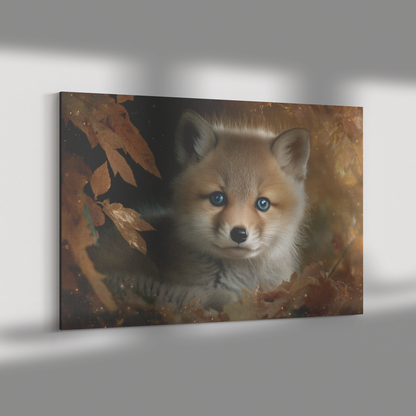 Baby_Fox_with_Blue_Eyes_Curled_in_Nest_o_H_Rectangle_Dramatic_Shadow_Mockup.png_15519406