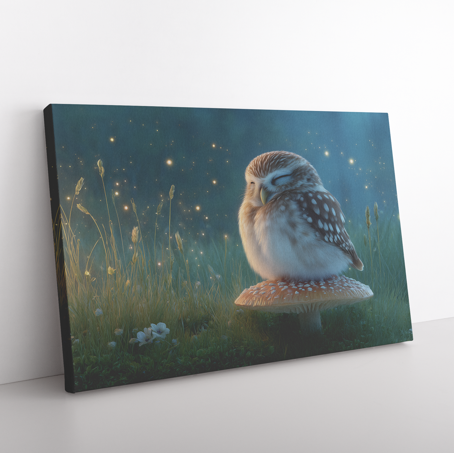 Baby_Owl_Sleeping_on_Glowing_Mushroom_Su_H_Rectangle_Angle_Floor_Mockup.png_15524465