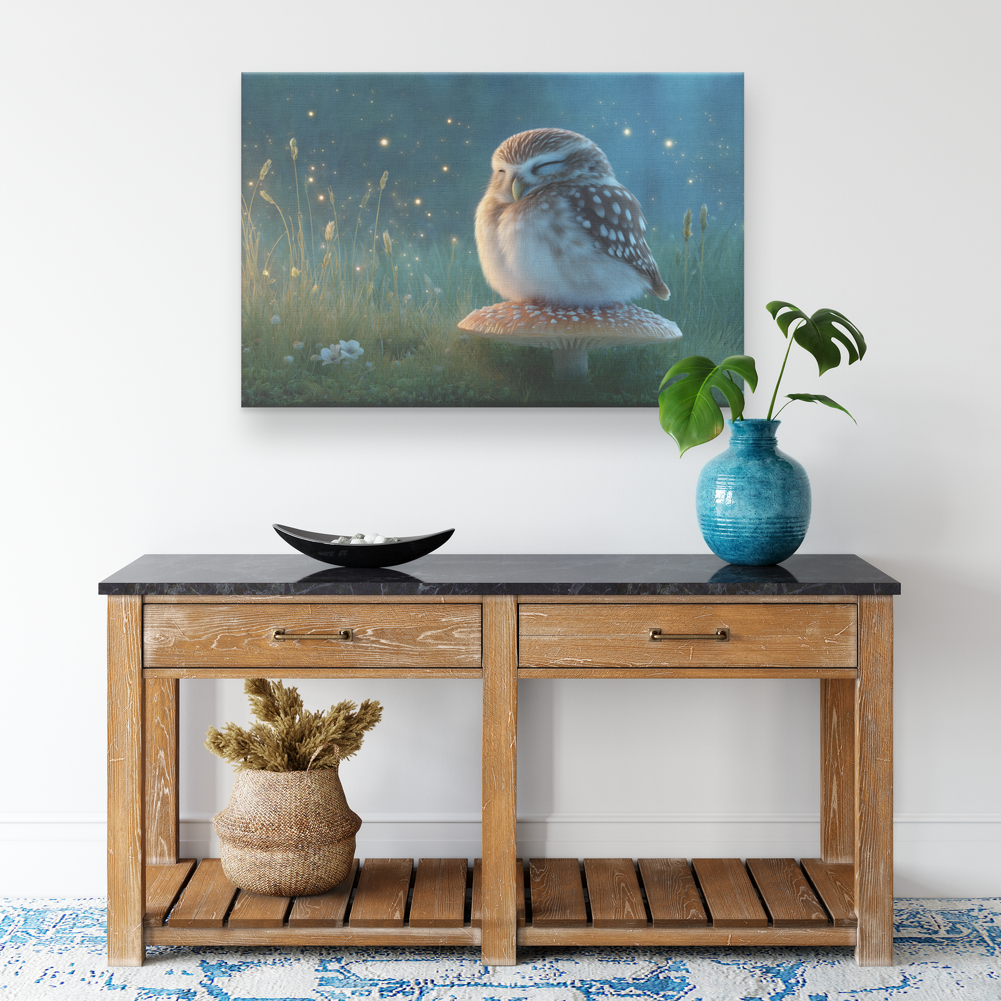 Baby_Owl_Sleeping_on_Glowing_Mushroom_Su_H_Rectangle_Smaller_Lifestyle_Mockup.png_15524468