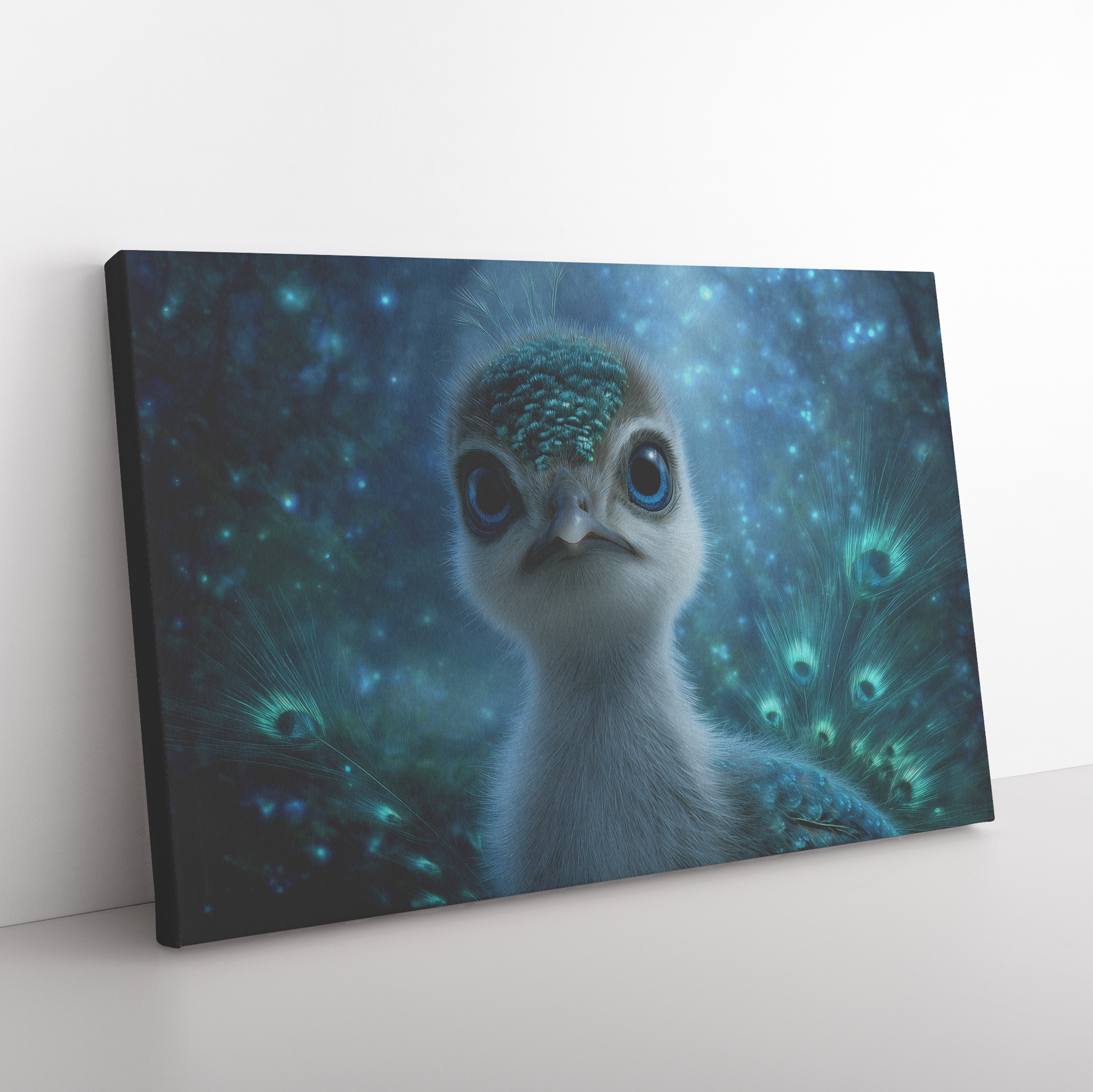 Baby_Peacock_with_Blue_Eyes_and_Glowing__H_Rectangle_Angle_Floor_Mockup.png_15406227