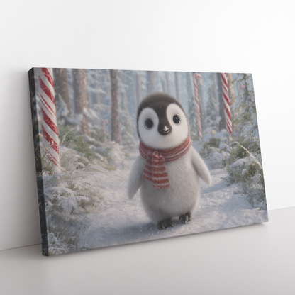 Baby_Penguin_Wearing_Red_Scarf_Waddling__H_Rectangle_Angle_Floor_Mockup.png_15524283