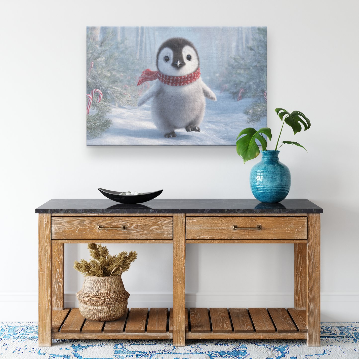 Baby_Penguin_Wearing_Red_Scarf_Waddling__H_Rectangle_Smaller_Lifestyle_Mockup.png_15524280