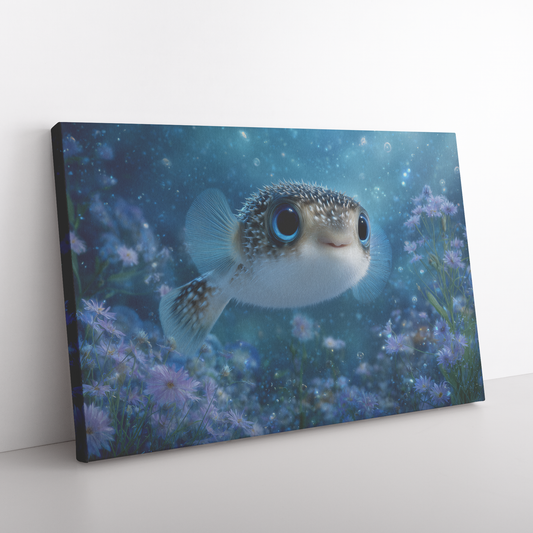 Baby_Pufferfish_with_Blue_Eyes_Floating__H_Rectangle_Angle_Floor_Mockup.png_15467088