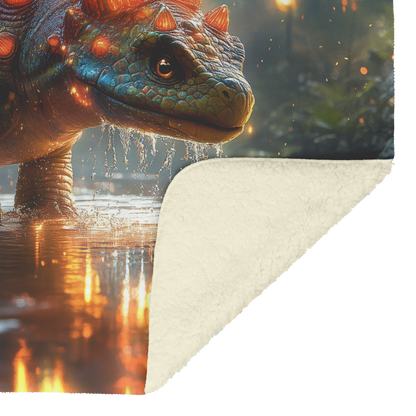 Baby_Stegosaurus_Splashing_in_Puddle_Wit_H_Blanket_Sherpa_Mockup.png