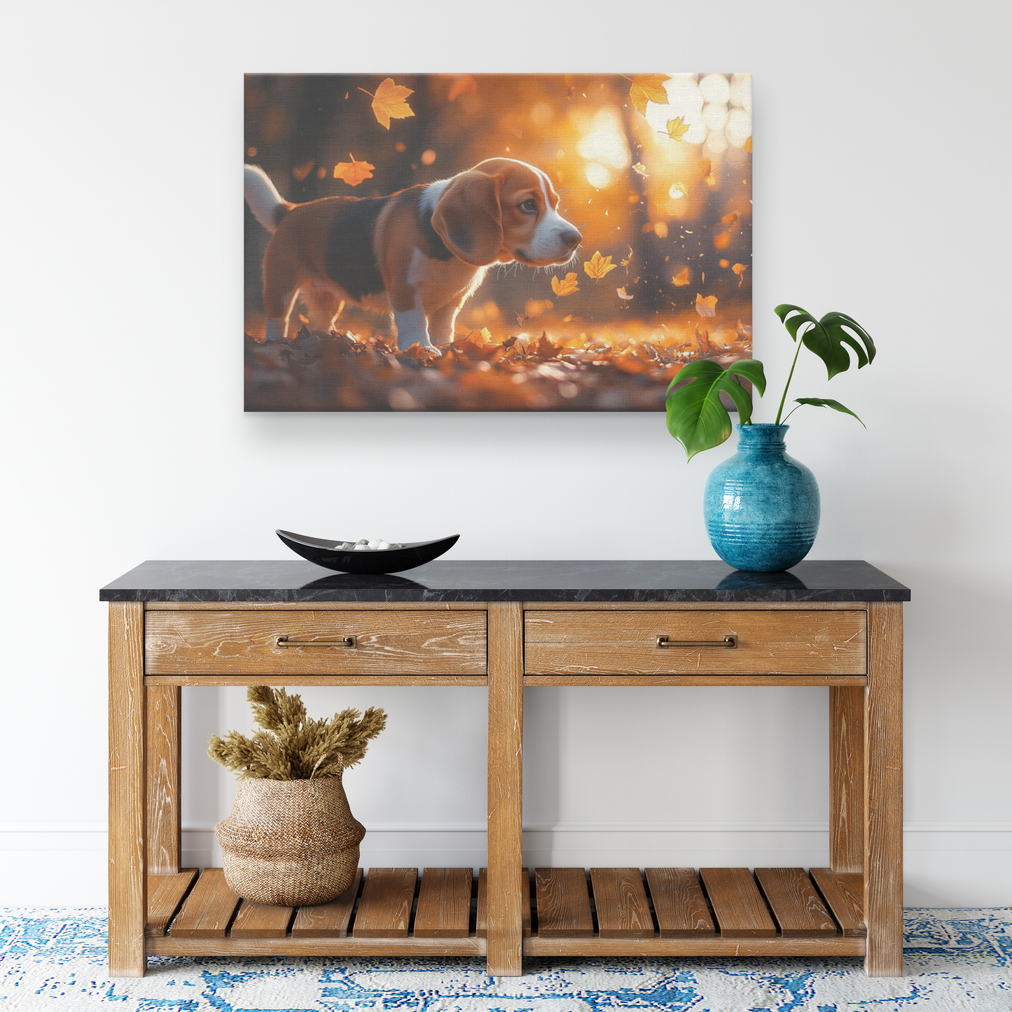 Beagle_Sniffing_Ground_in_Glowing_Autumn_H_Rectangle_Smaller_Lifestyle_Mockup.png