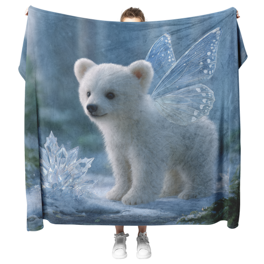 Bear_Cub_With_Butterfly_Wings_Playing_On_H_Blanket_Model_Mockup.png