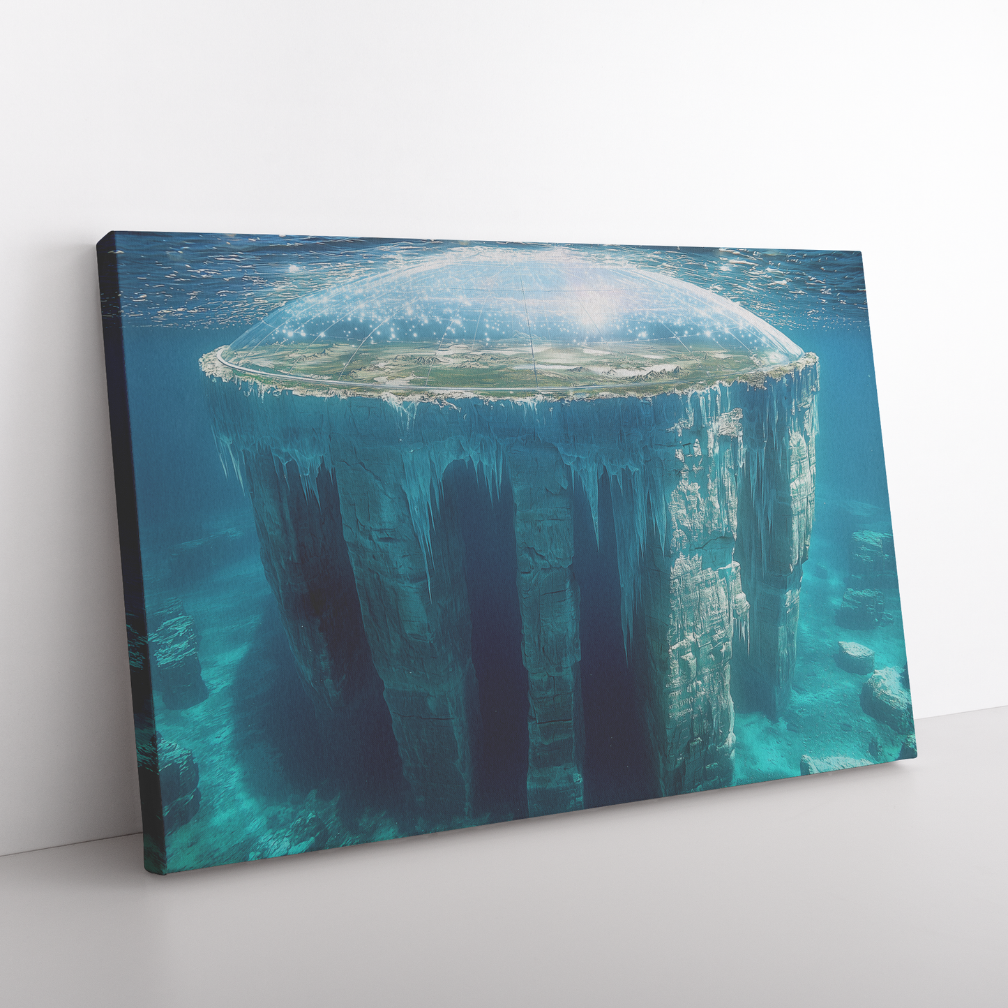 Biblical_Flat_Earth_Submerged_In_Deep_Bl_H_Rectangle_Angle_Floor_Mockup.png