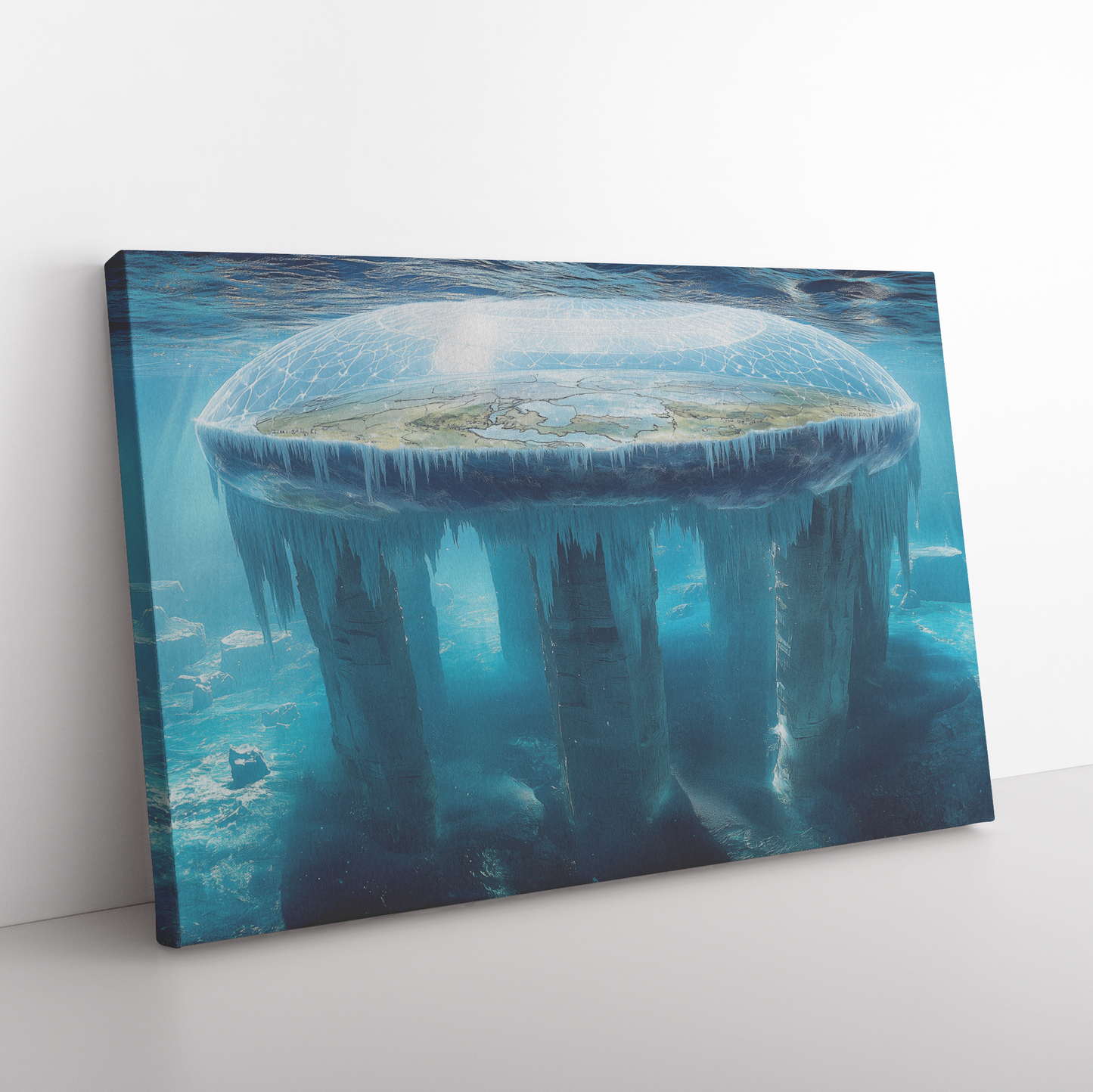 Biblical_Flat_Earth_Submerged_In_Deep_Bl_H_Rectangle_Angle_Floor_Mockup.png