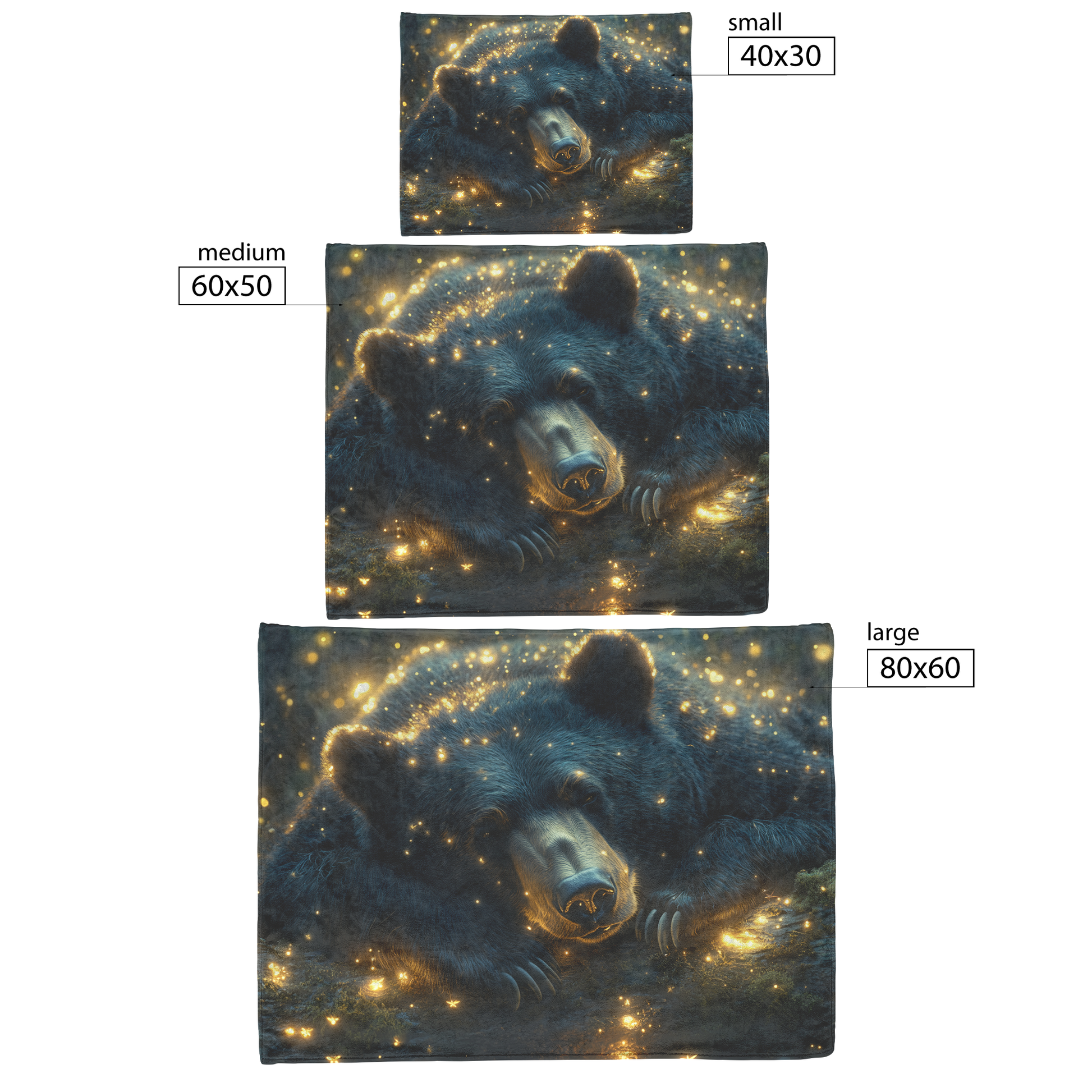 Black_Bear_Resting_on_a_Moss_Covered_Log_H_Blanket_Size_Options_Mockup.png