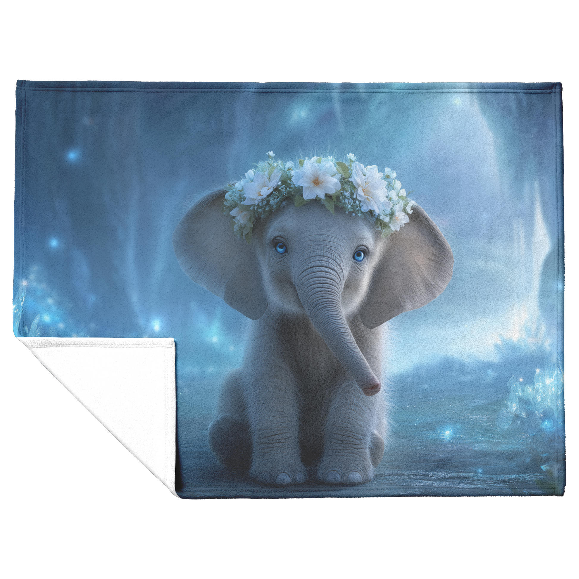 Blue_Eyed_Baby_Elephant_Wearing_Flower_C_H_Blanket_Flat_Fold_Mockup.png
