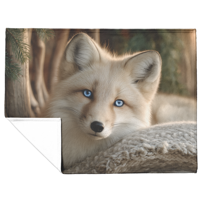 Blue_Eyed_Snow_Fox_Resting_On_Cozy_Chair_H_Blanket_Flat_Fold_Mockup.png