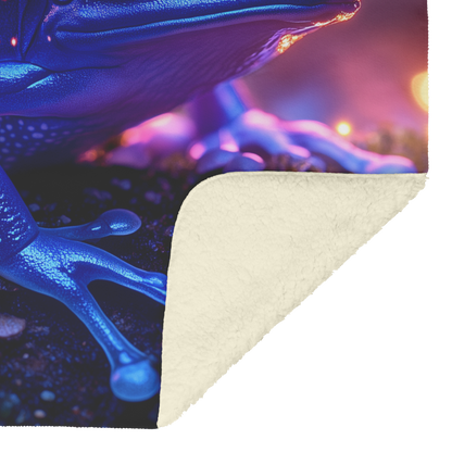 Blue_Poison_Dart_Frog_on_Glowing_Mossy_L_H_Blanket_Sherpa_Mockup.png