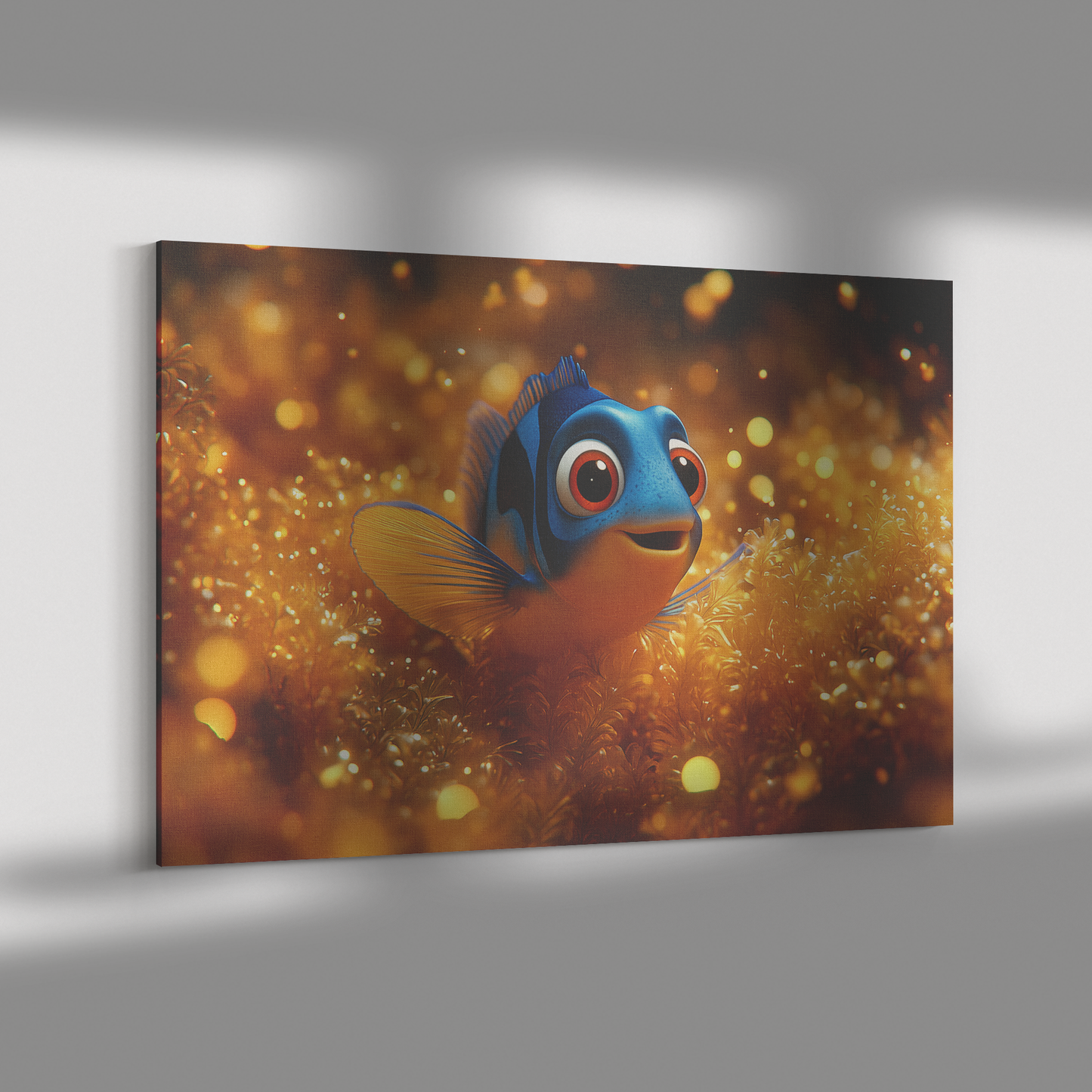 Blue_Tang_Exploring_Glowing_Reef_Garden__H_Rectangle_Dramatic_Shadow_Mockup.png