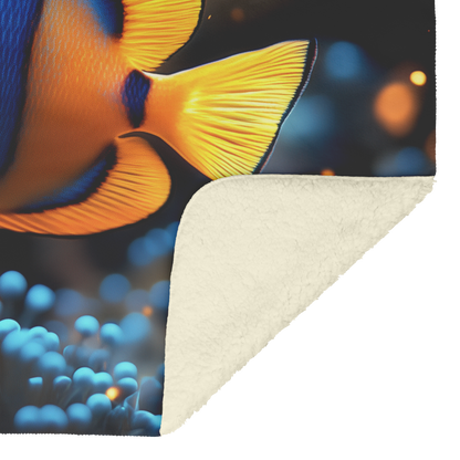 Blue_Tang_Swimming_Through_Bioluminescen_H_Blanket_Sherpa_Mockup.png