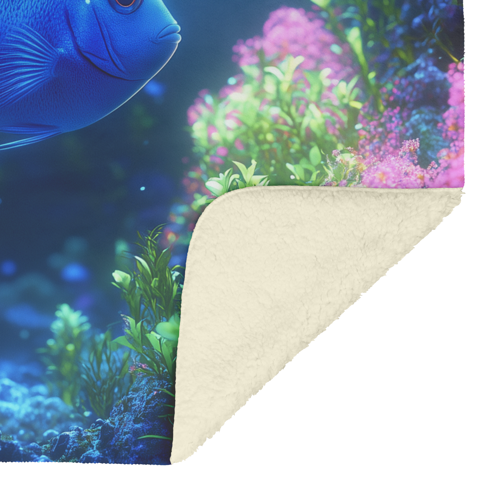 Blue_Tang_Swimming_Through_Bioluminescen_H_Blanket_Sherpa_Mockup.png