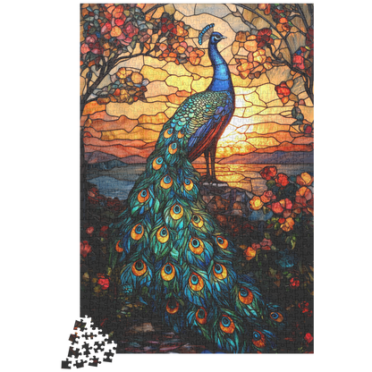 Blue_and_Green_Peacock_with_Fanned_Tail__1014pc_V_Loose_Mockup.png