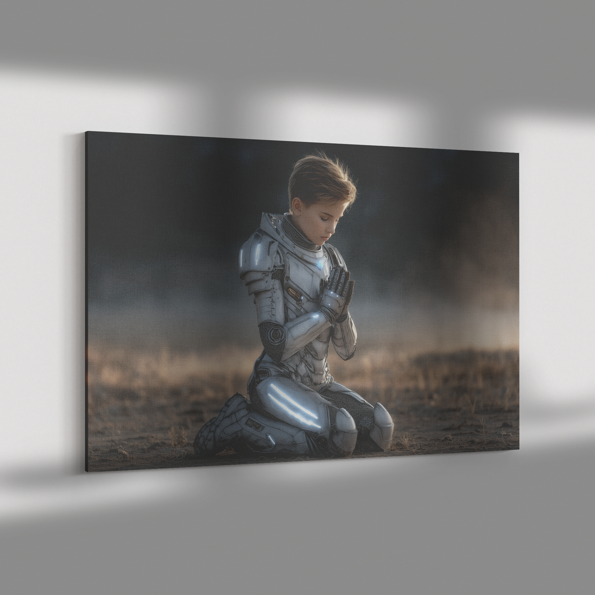 Boy_in_Silver_Armor_Praying_with_Belt_of_H_Rectangle_Dramatic_Shadow_Mockup.png_15486752