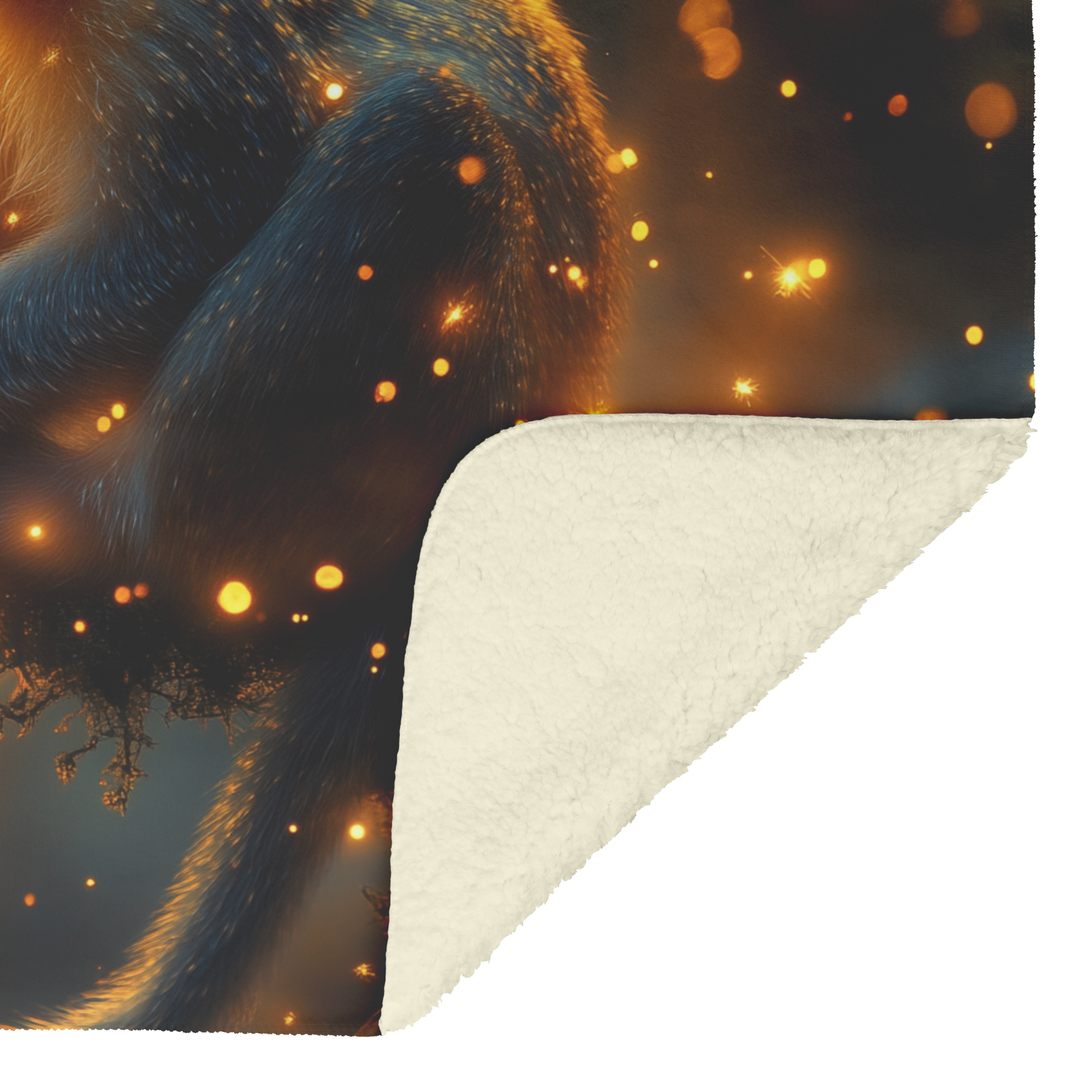 Capuchin_Monkey_Sitting_on_a_Glowing_Mos_H_Blanket_Sherpa_Mockup.png