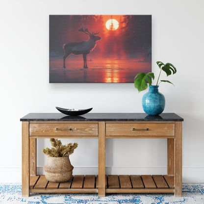 Caribou_Silhouetted_Against_Glowing_Red__H_Rectangle_Smaller_Lifestyle_Mockup.png