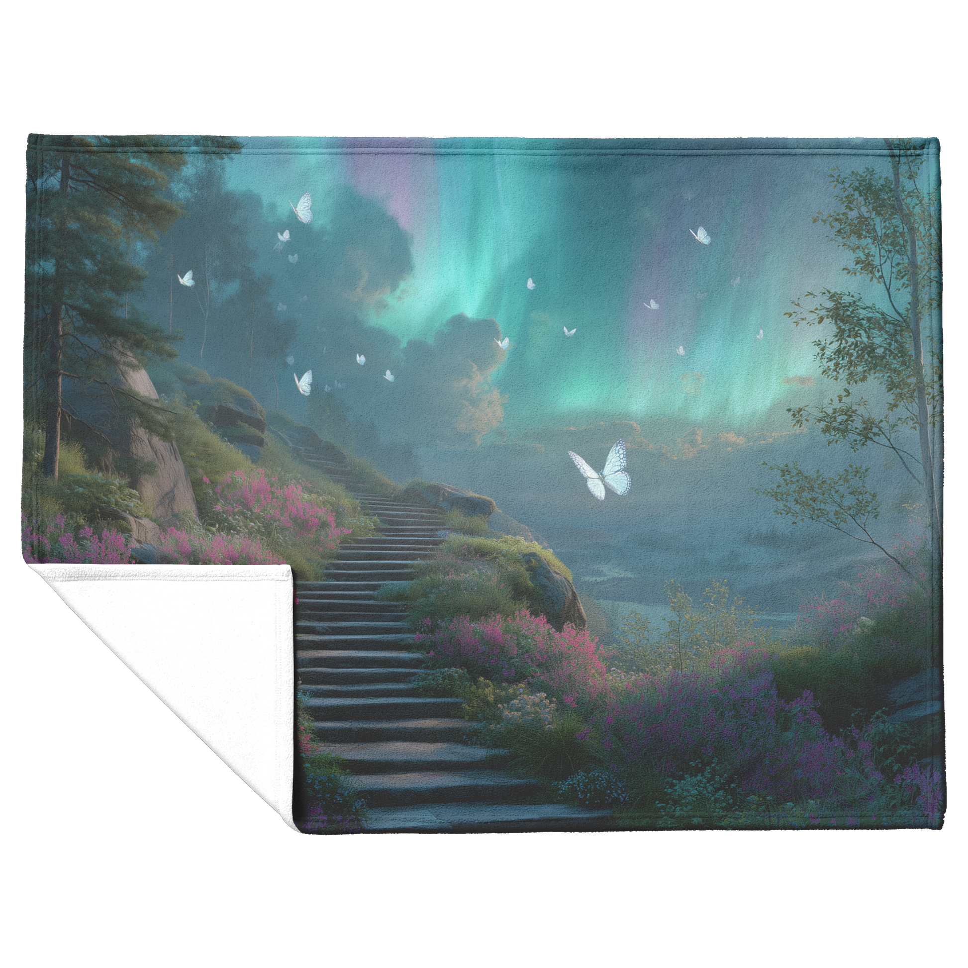 Celestial_Staircase_With_Pastel_Butterfl_H_Blanket_Flat_Fold_Mockup.png