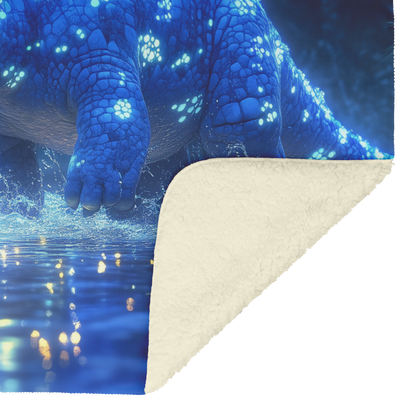 Chubby_Brachiosaurus_Splashing_in_Puddle_H_Blanket_Sherpa_Mockup.png