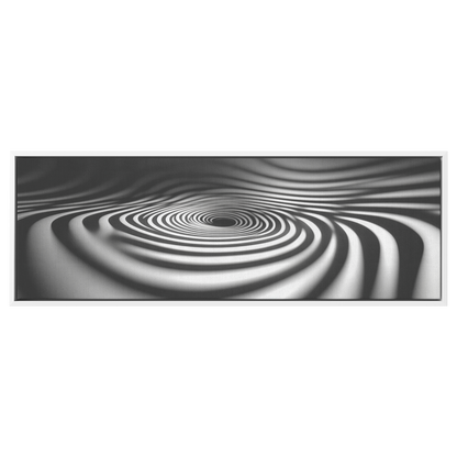 Classic_Black_White_Abstract_Swirl_Hypno_White_Framed_Canvas_H_Panoramic_Main_Mockup.png