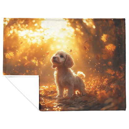 Cocker_Spaniel_Exploring_Glowing_Forest__H_Blanket_Flat_Fold_Mockup.png