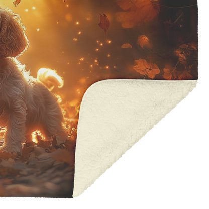 Cocker_Spaniel_Exploring_Glowing_Forest__H_Blanket_Sherpa_Mockup.png