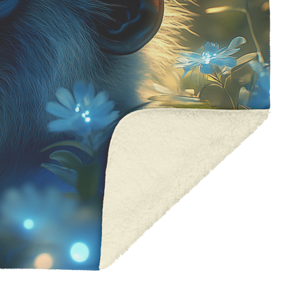 Colobus_Monkey_Exploring_Glowing_Biolumi_H_Blanket_Sherpa_Mockup.png