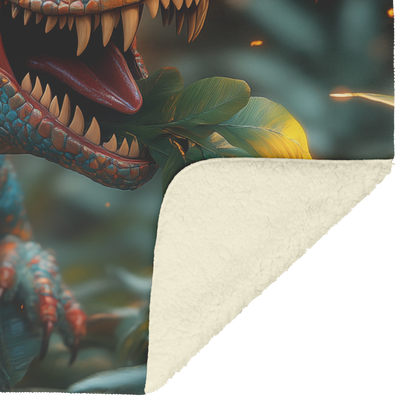 Colorful_T_Rex_Eating_Leaves_With_Goofy__H_Blanket_Sherpa_Mockup.png