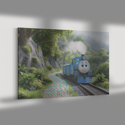 Colorful_Toy_Train_with_Blue_Eyes_Puffin_H_Rectangle_Dramatic_Shadow_Mockup.png_15430418
